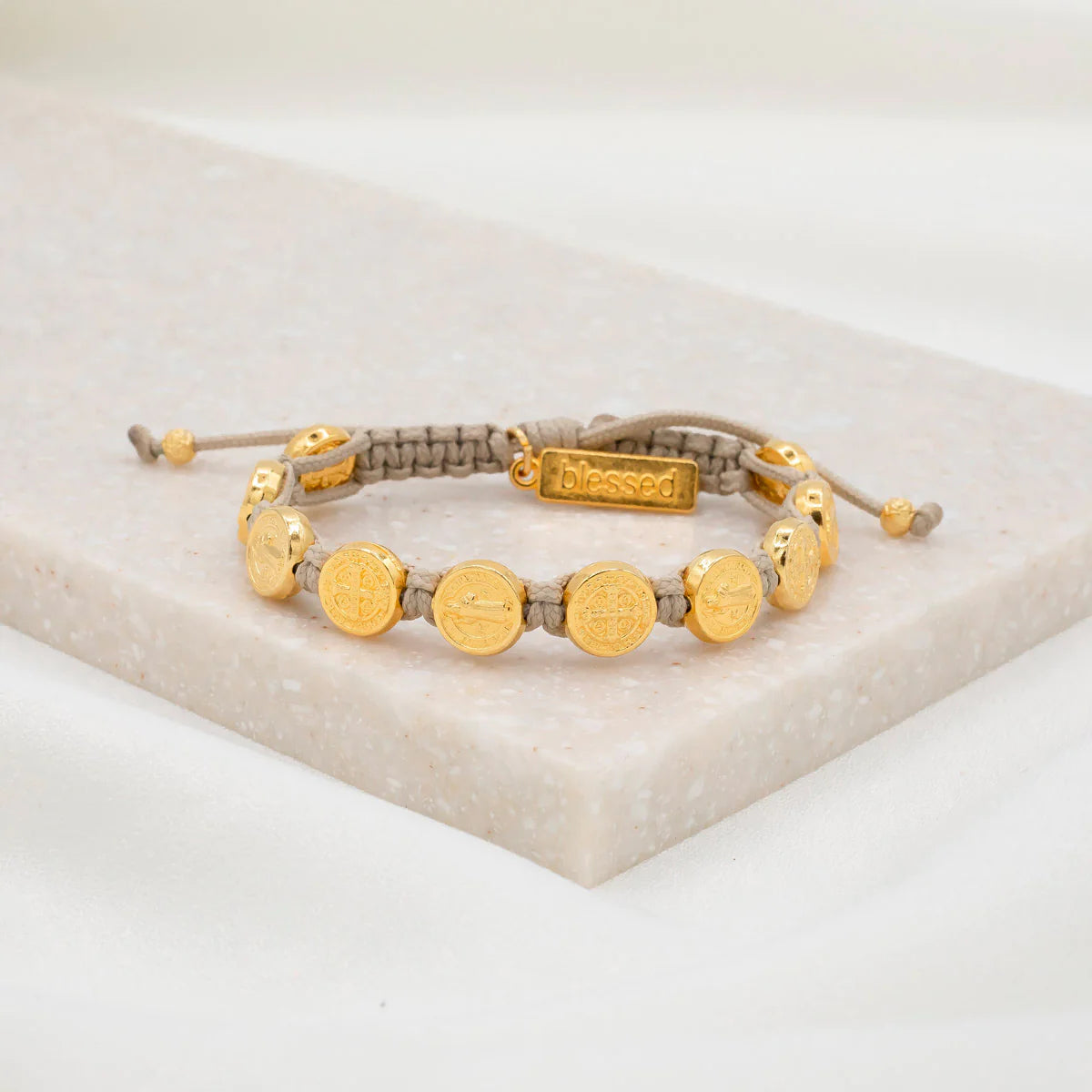 Benedictine Blessing Bracelet - Gold Medals for Protection