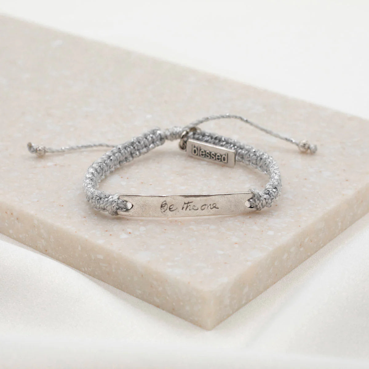 Be The One Blessing Bracelet - Metallic Inspirational Gift