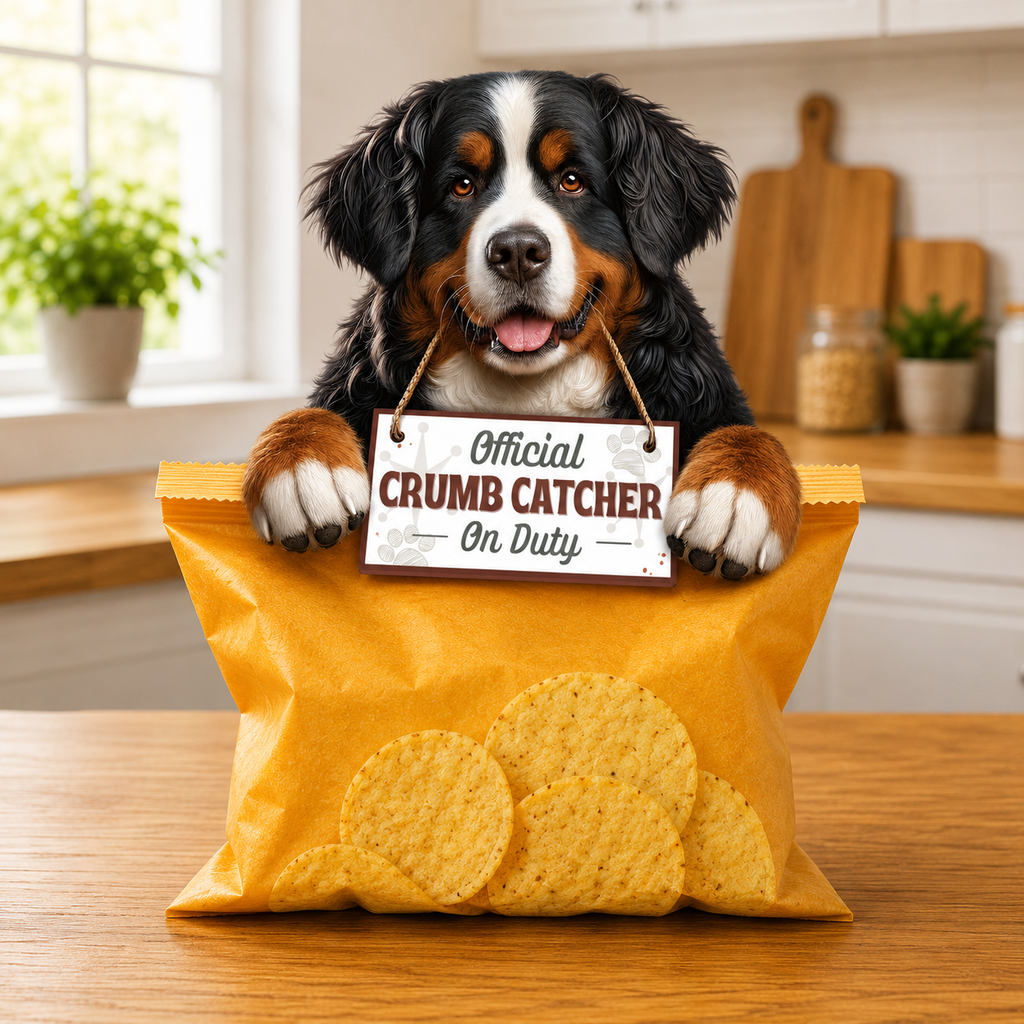 Bernese Mt. Dog, Chip clip