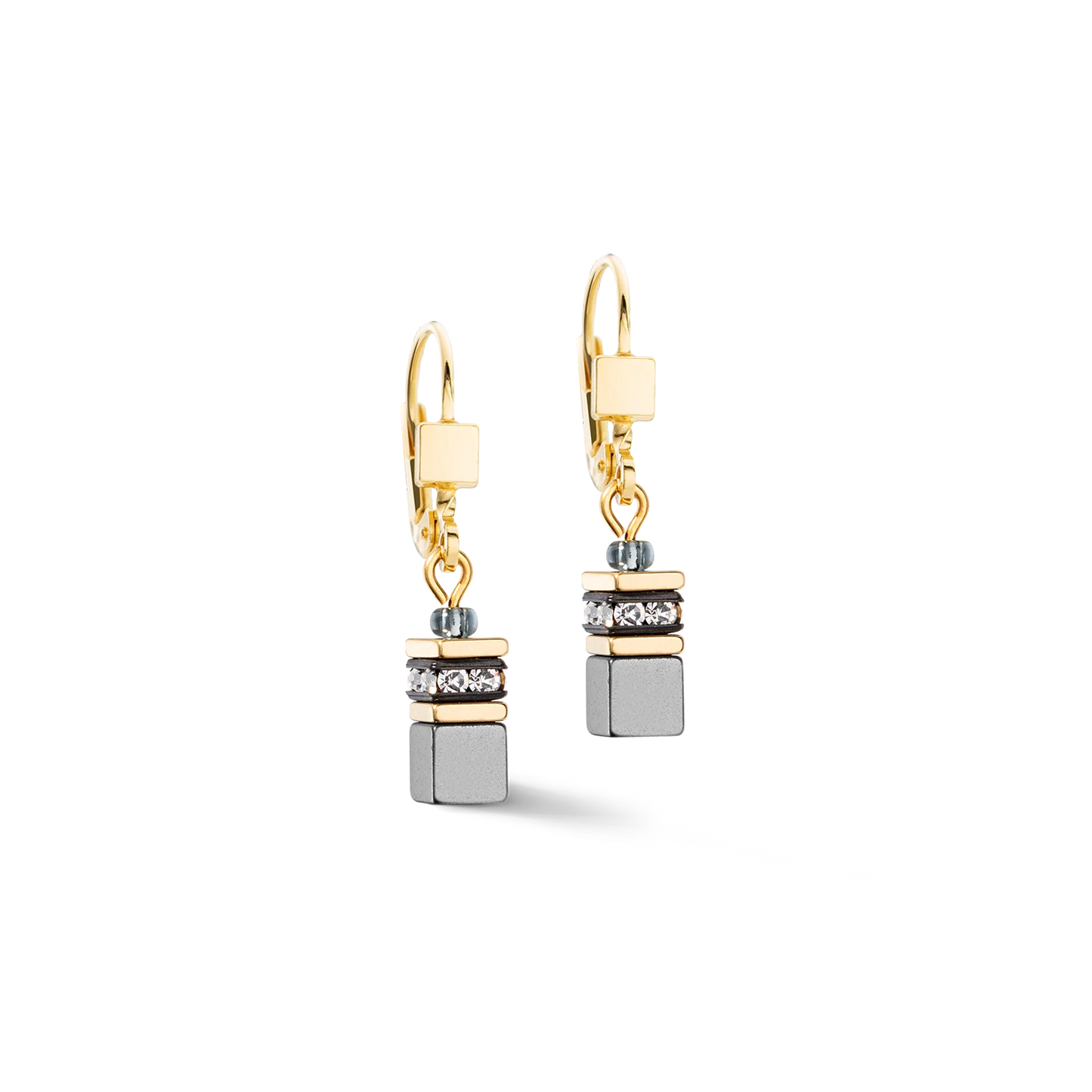GeoCUBE® Iconic Lite Earrings Black for Elegant Style