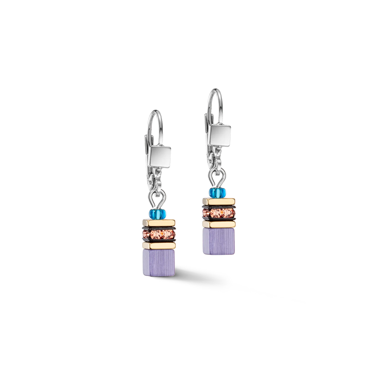GeoCUBE® Iconic Lite Earrings Rainbow for Everyday Elegance