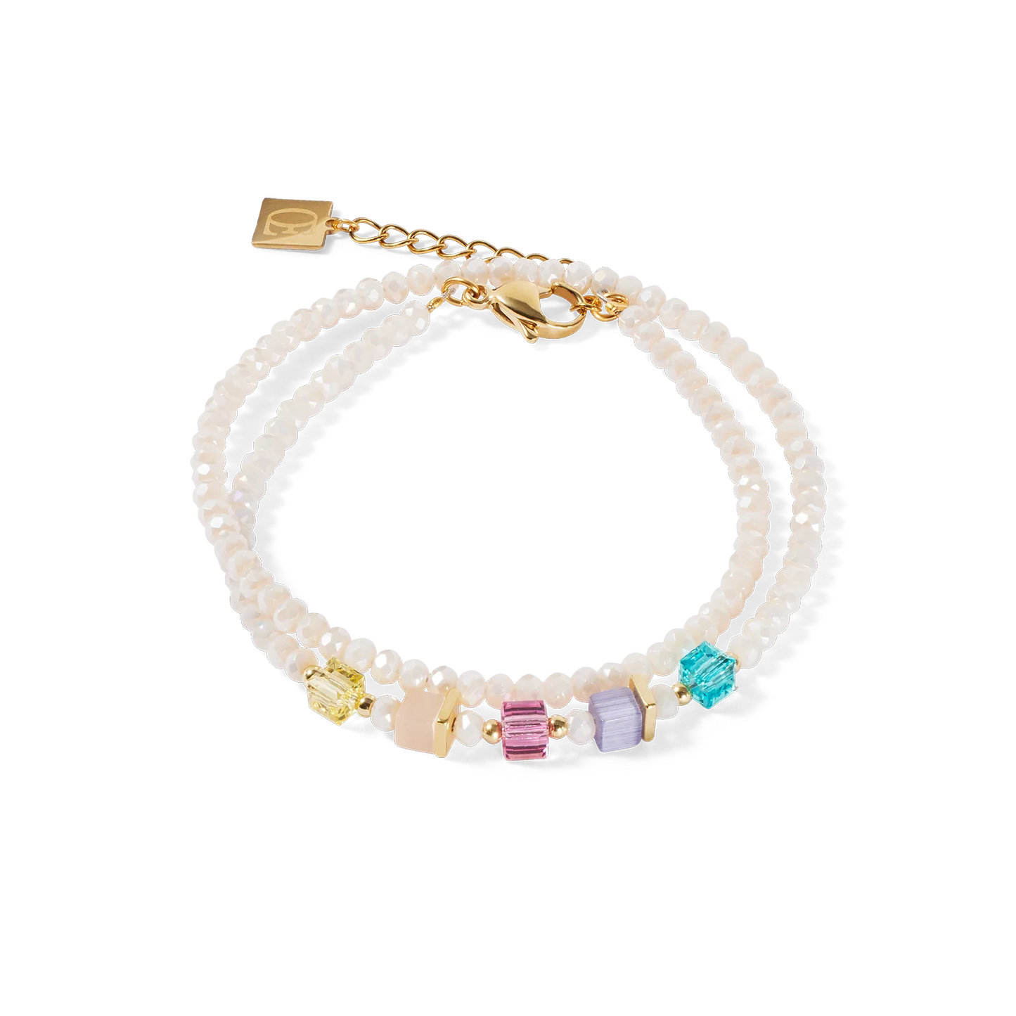 Joyful Colours Update Bracelet Gold-Multicolour For All Styles