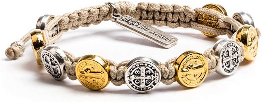 Benedictine Blessing Bracelet - Mixed Metals for Protection