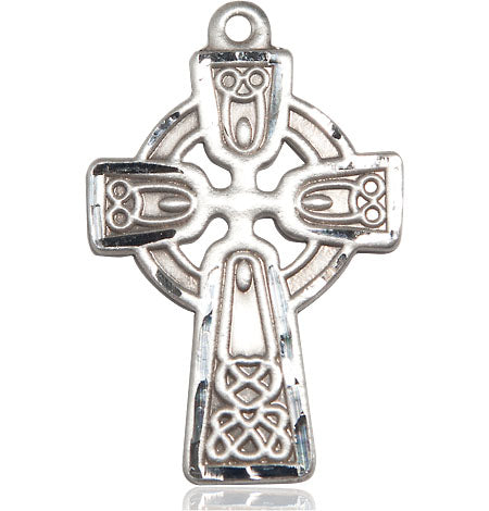 Extel Large Pewter Celtic Cross Medal, Made in USA
