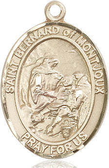 Extel Large Oval 14kt Gold Filled St. Bernard of Montjoux Medal, Made in USA