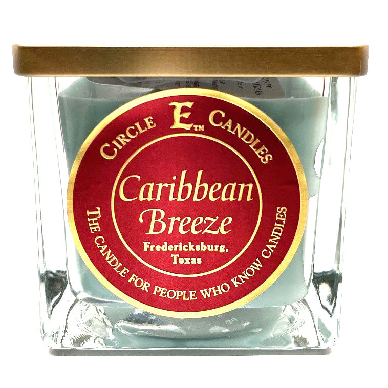 Circle E Candles Caribbean Breeze Scent Large Jar 43oz 4 Wicks