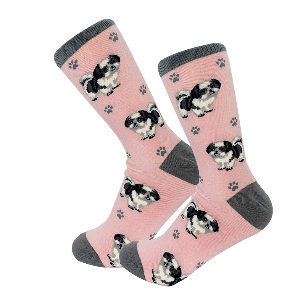 Shih Tzu Black and white, Full Body Socks