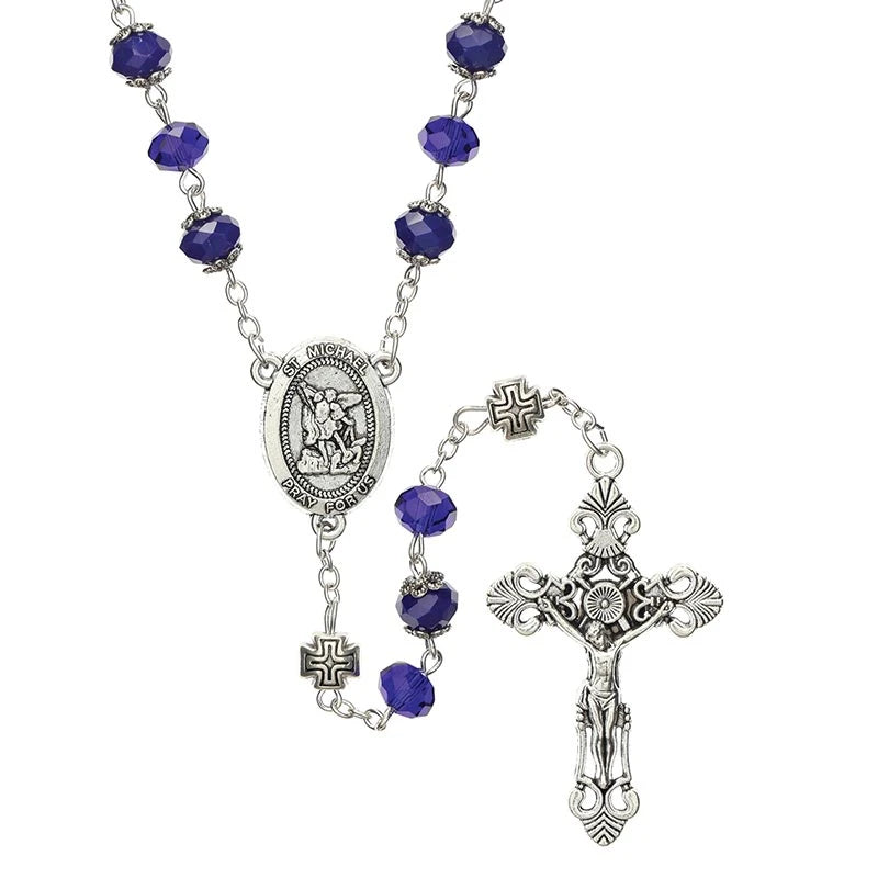 Crystal Rosary: Saint Micheal