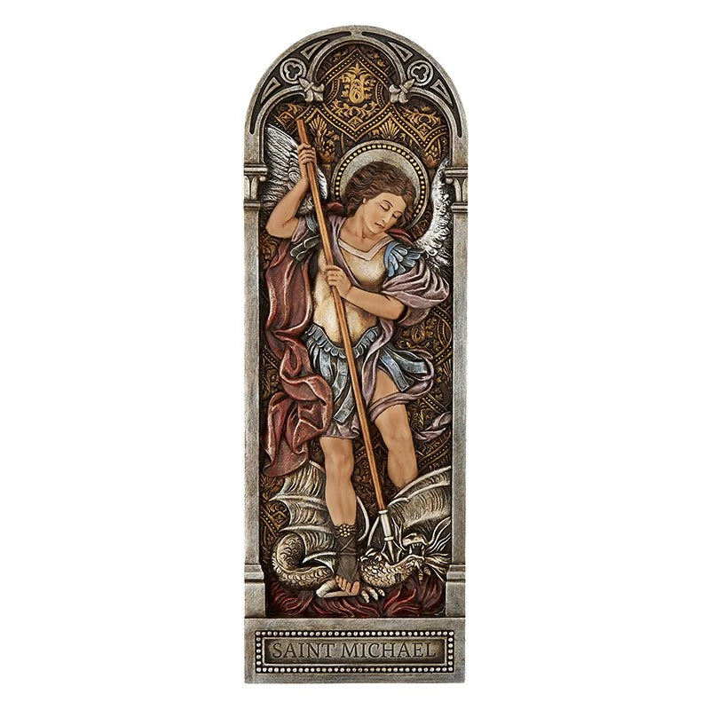 Saint Micheal 12" Plaque