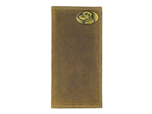 Lab Vintage Tan Leather Secretary Wallet for Dog Lovers