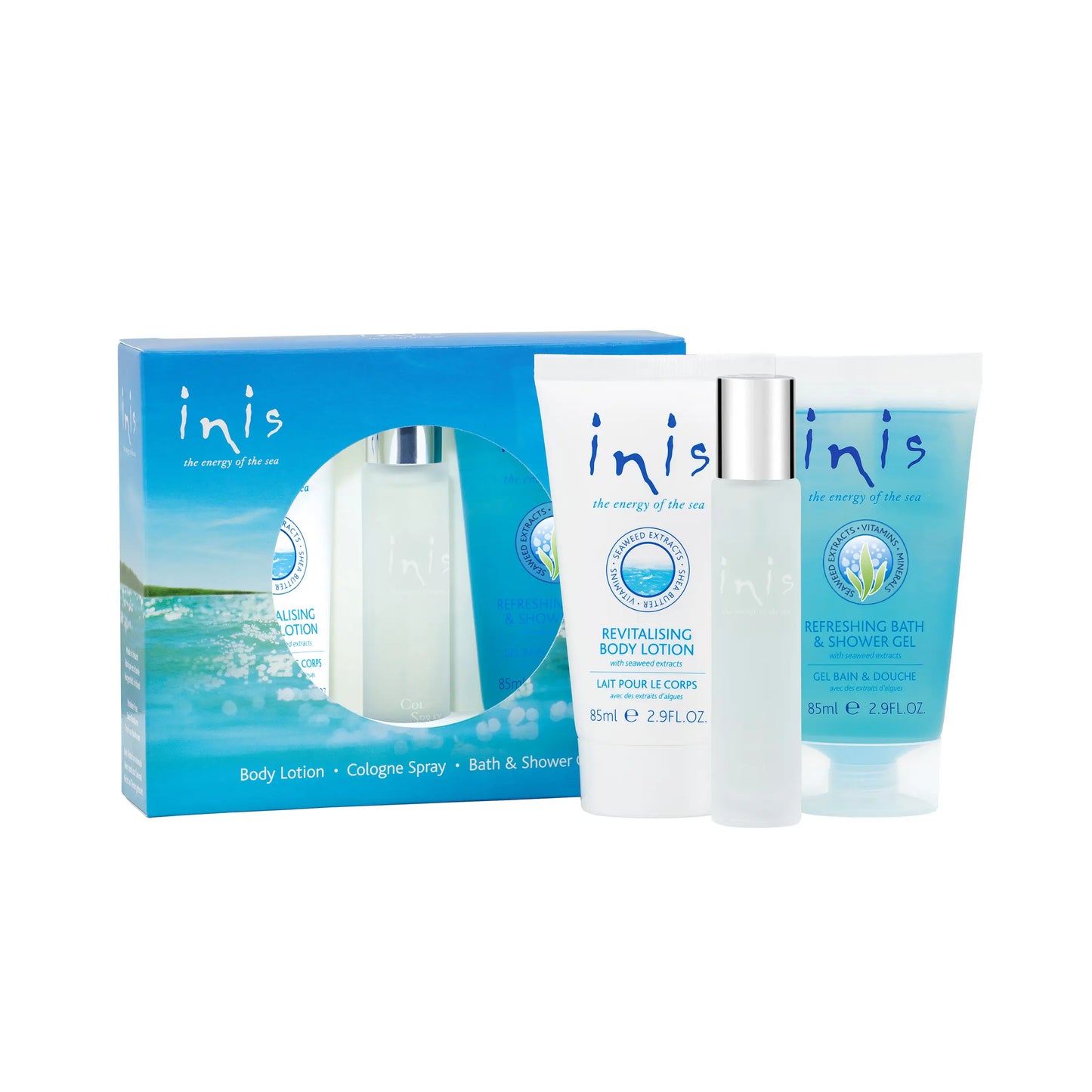 INIS Trio Gift Set - Cologne, Body Lotion and Shower Gel