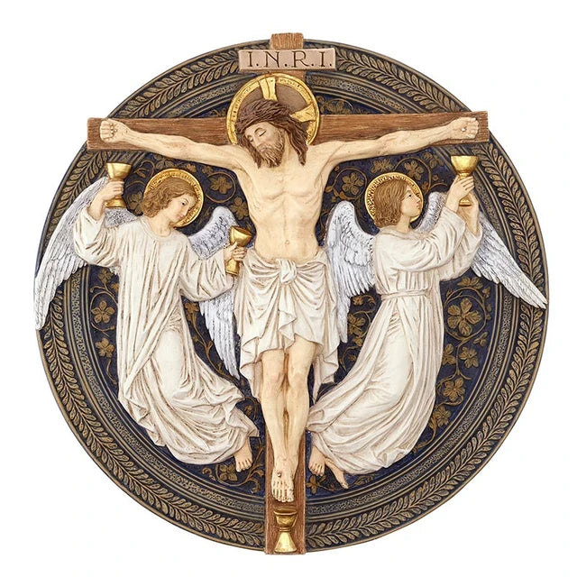 Passion of Christ Round Plaque