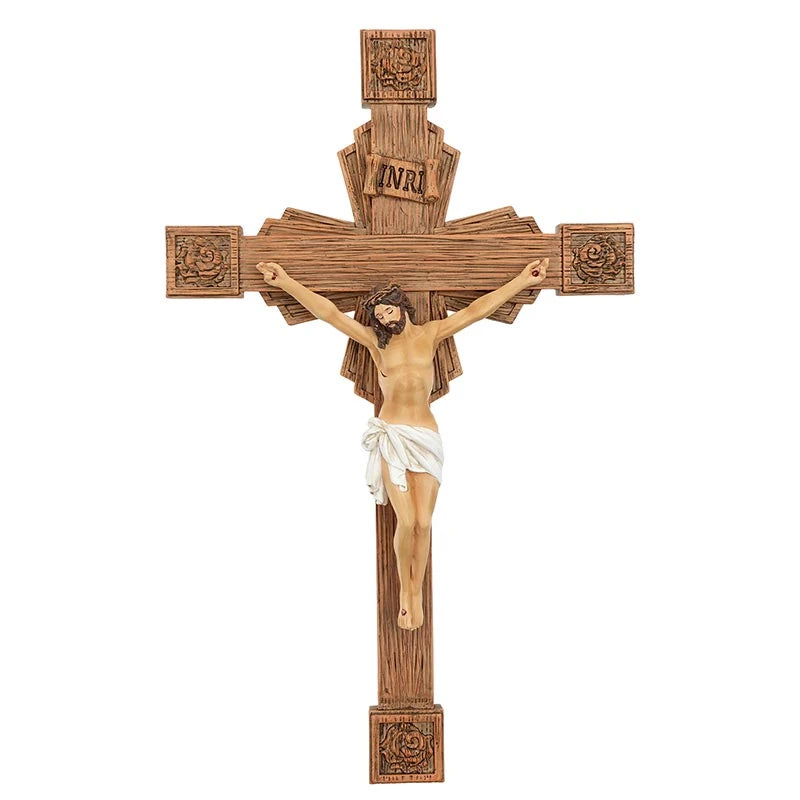 Wall Crucifix-Frayed