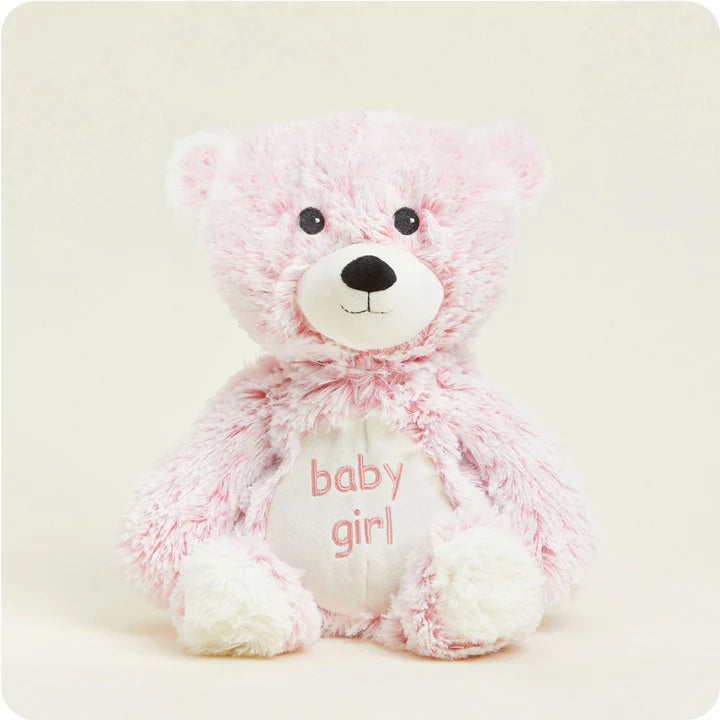 Baby Girl Bear Warmies Plush Microwavable Comfort Toy