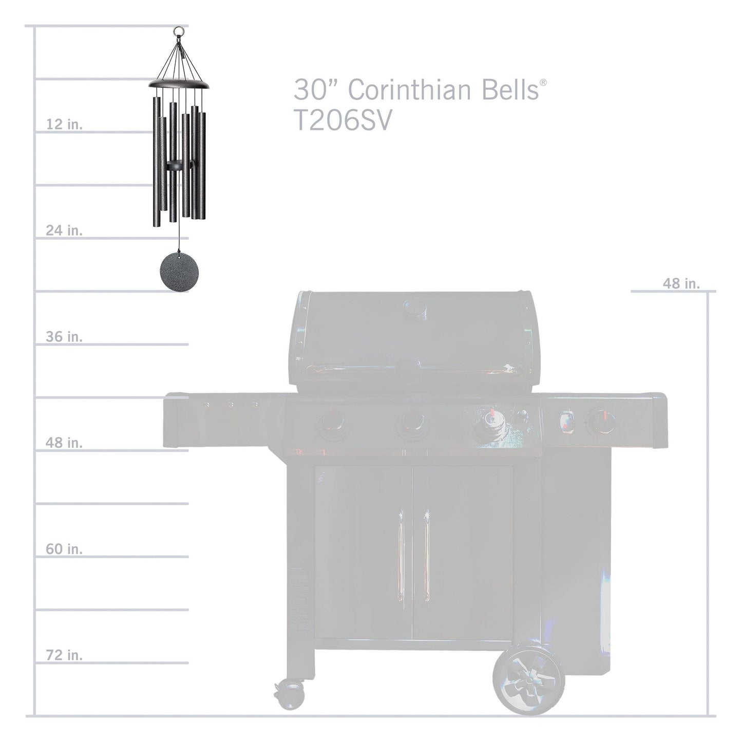 Corinthian Bells® 30-inch Windchime - Wholesale