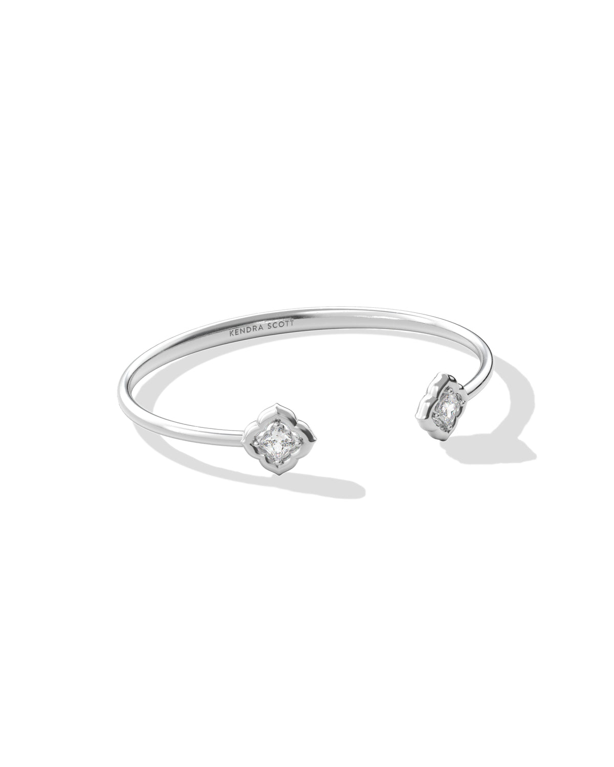 MALLORY CRYSTAL CUFF BRC RHOD METAL