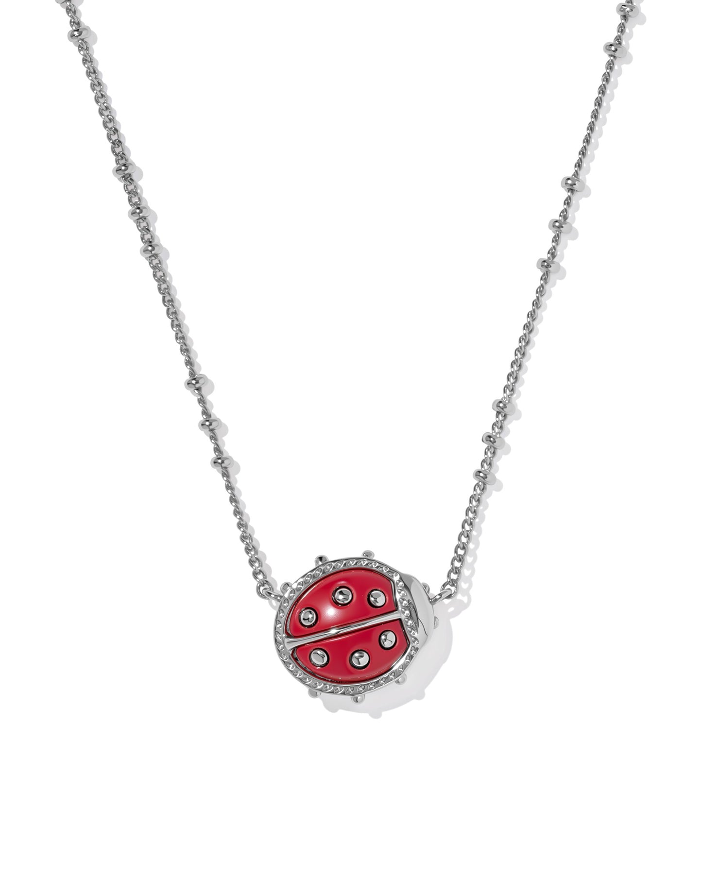 LADYBUG SHORT PENDANT NECKLACE