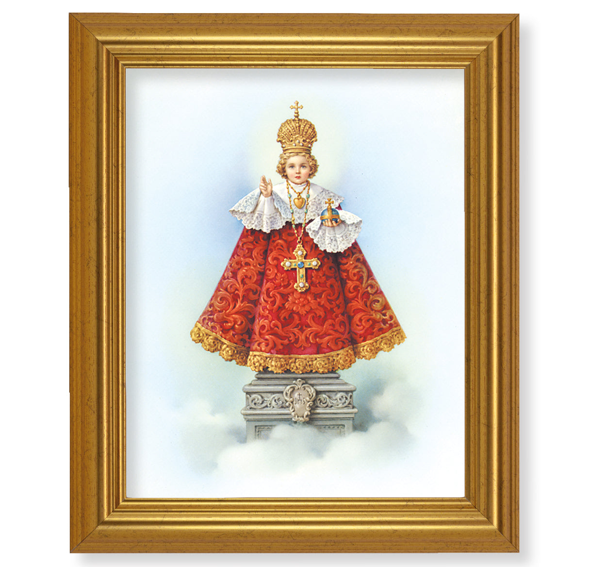Infant of Prague Picture Framed Wall Art Decor Large Frame