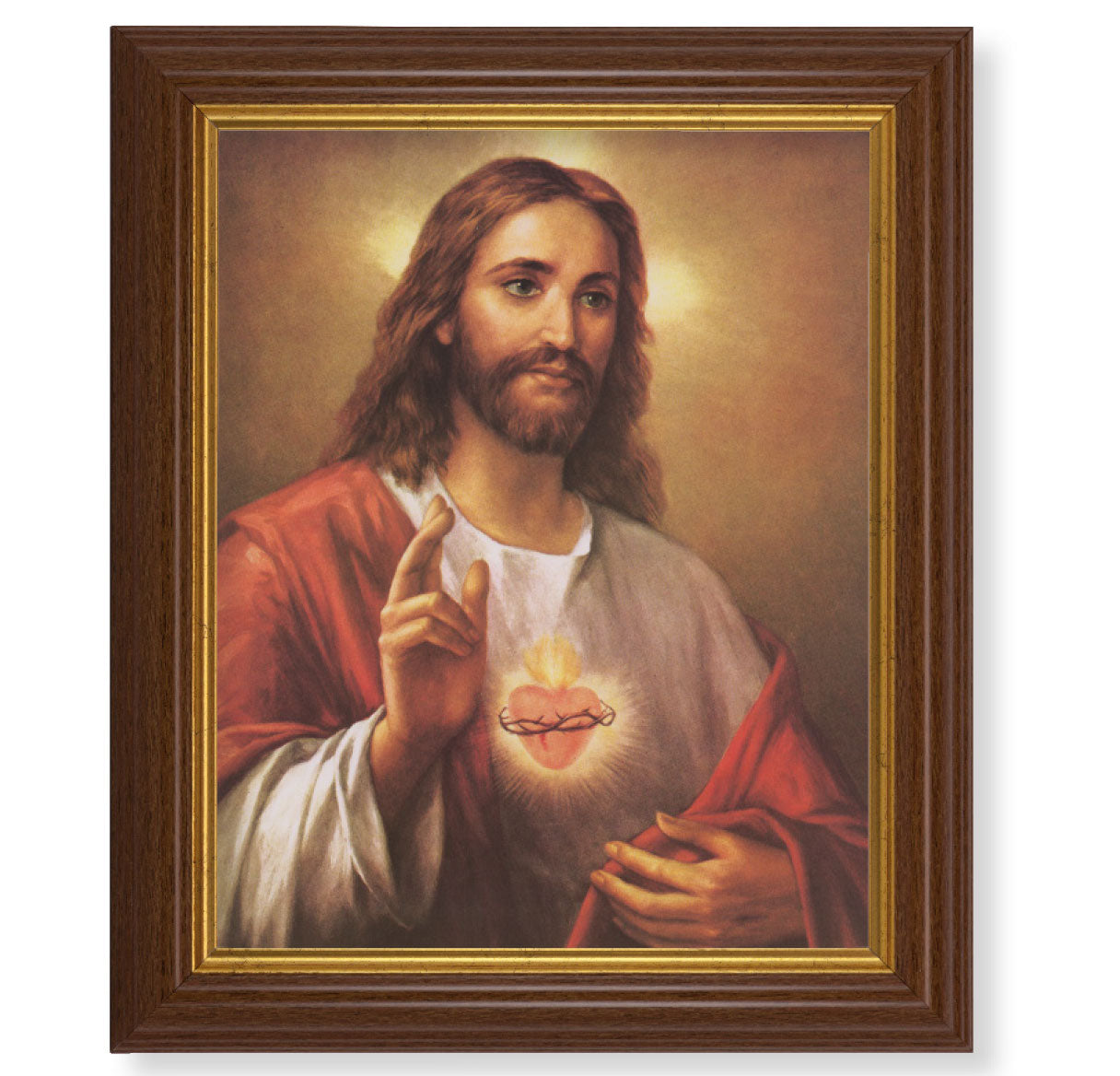 Sacred Heart of Jesus Picture Framed Wall Art Decor Large