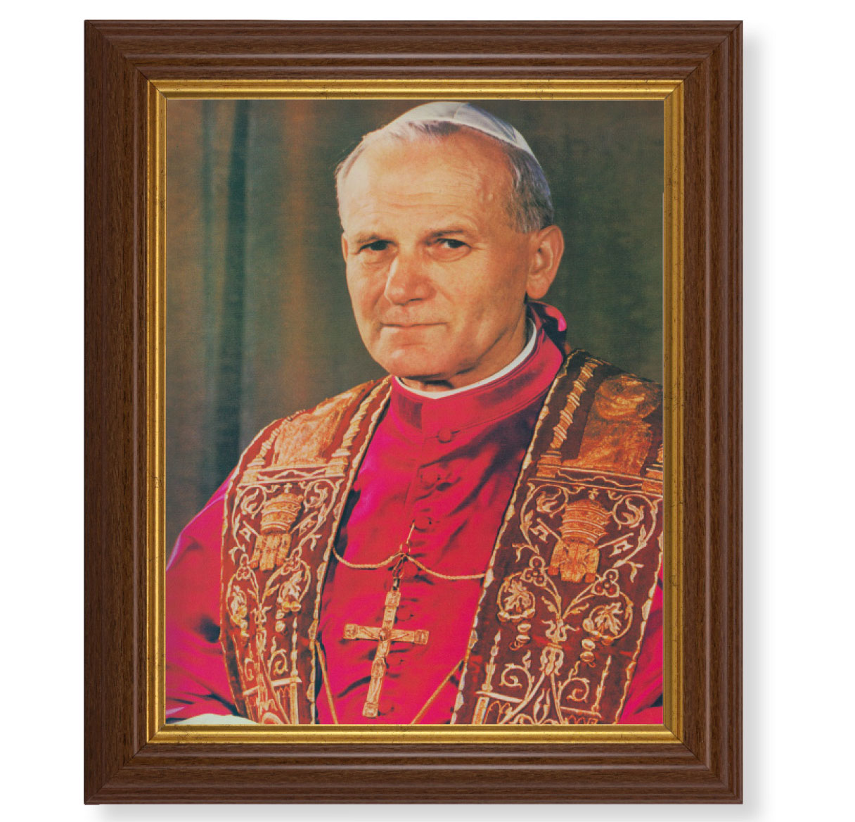 St. Pope John Paul II Picture Framed Wall Art Decor Large