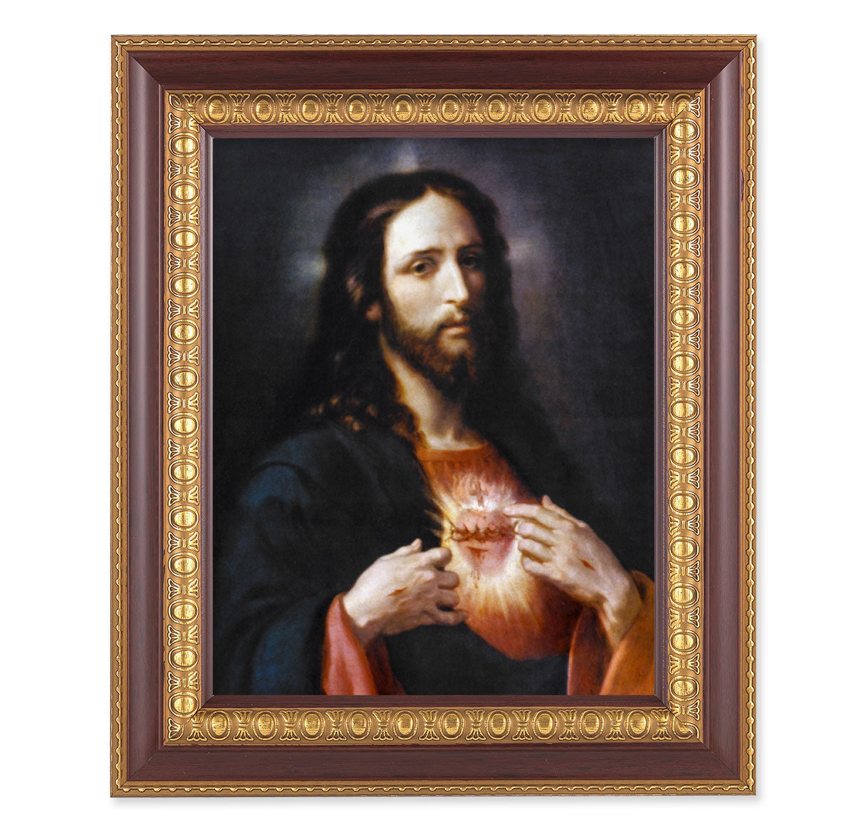 Sacred Heart of Jesus Picture Framed Wall Art Decor Large