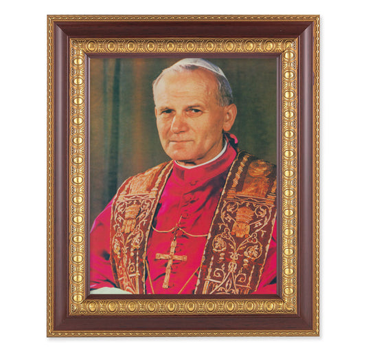 St. Pope John Paul II Picture Framed Wall Art Decor Large