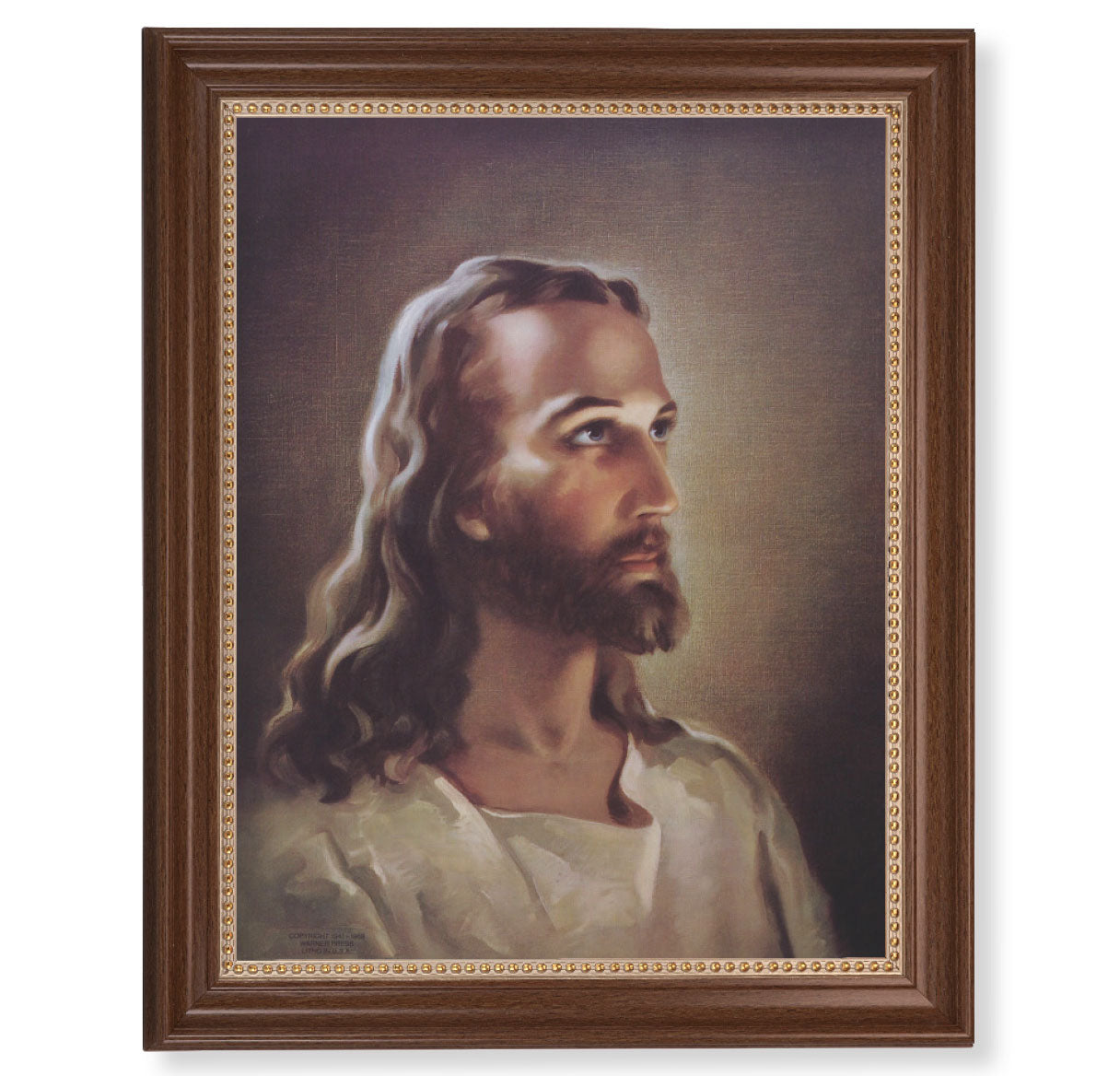 Head of Christ Picture Framed Wall Art Decor Extra Large