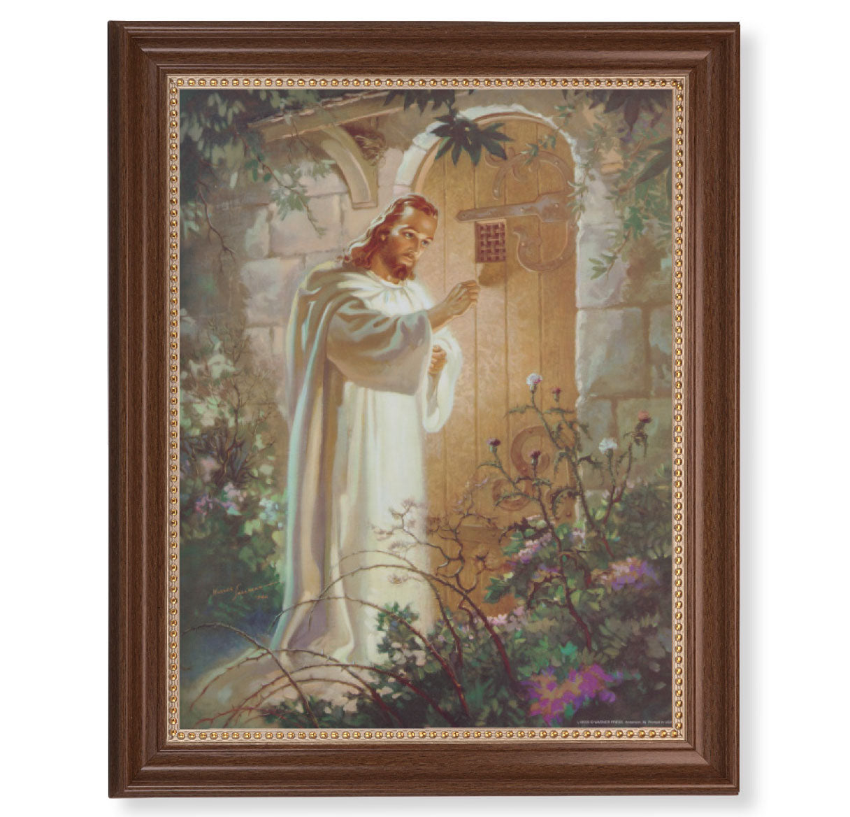 Christ Knocking Picture Framed Wall Art Decor Extra Large