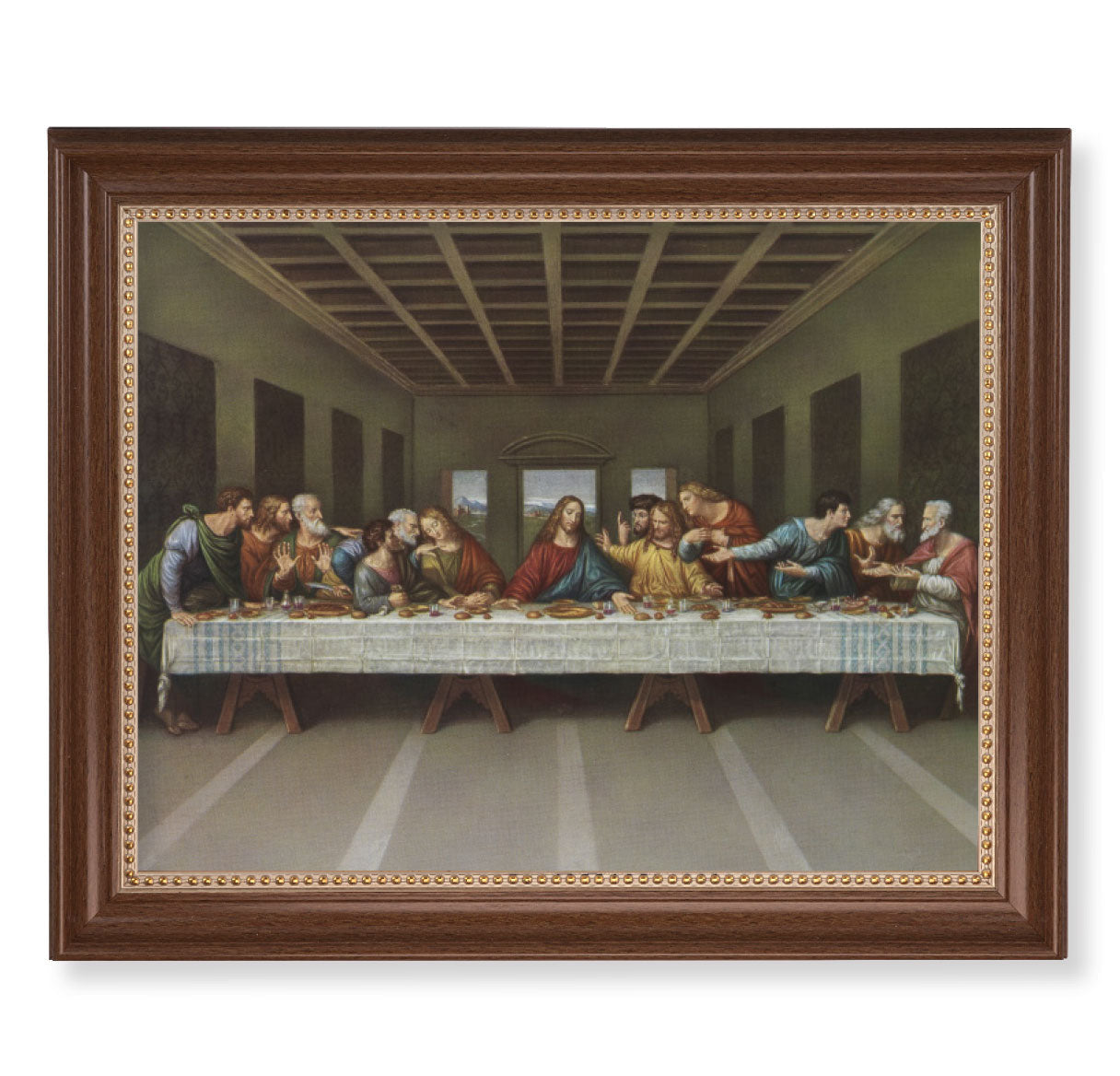 Last Supper Picture Framed Wall Art Decor Extra Large