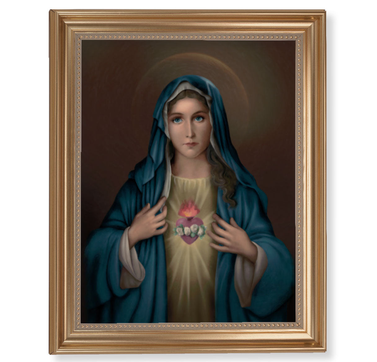 Immaculate Heart of Mary Picture Framed Wall Art Decor