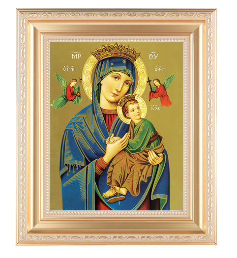 Our Lady of Perpetual Help Picture Framed Wall Art Decor