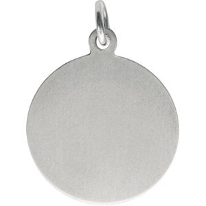 Extel Medium Sterling Silver Mens Catholic St. Michael Medal