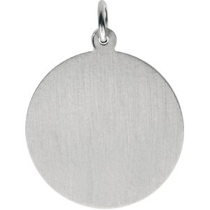 Extel Medium Sterling Silver Mens Catholic St. Michael Medal