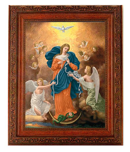 Our Lady of Untier of Knots Picture Framed Wall Art Decor