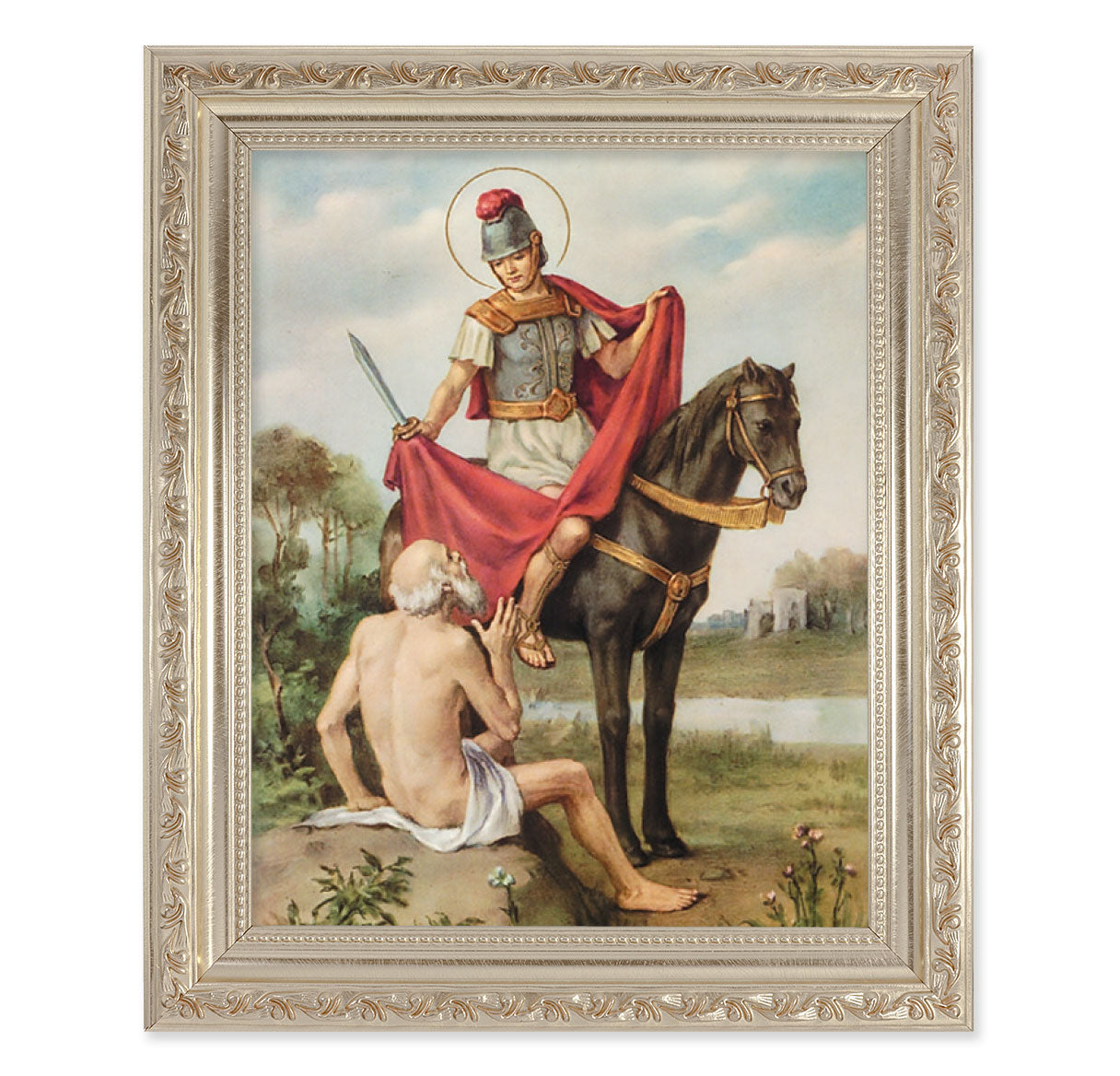 St. Martin of Tours Picture Framed Wall Art Decor Large