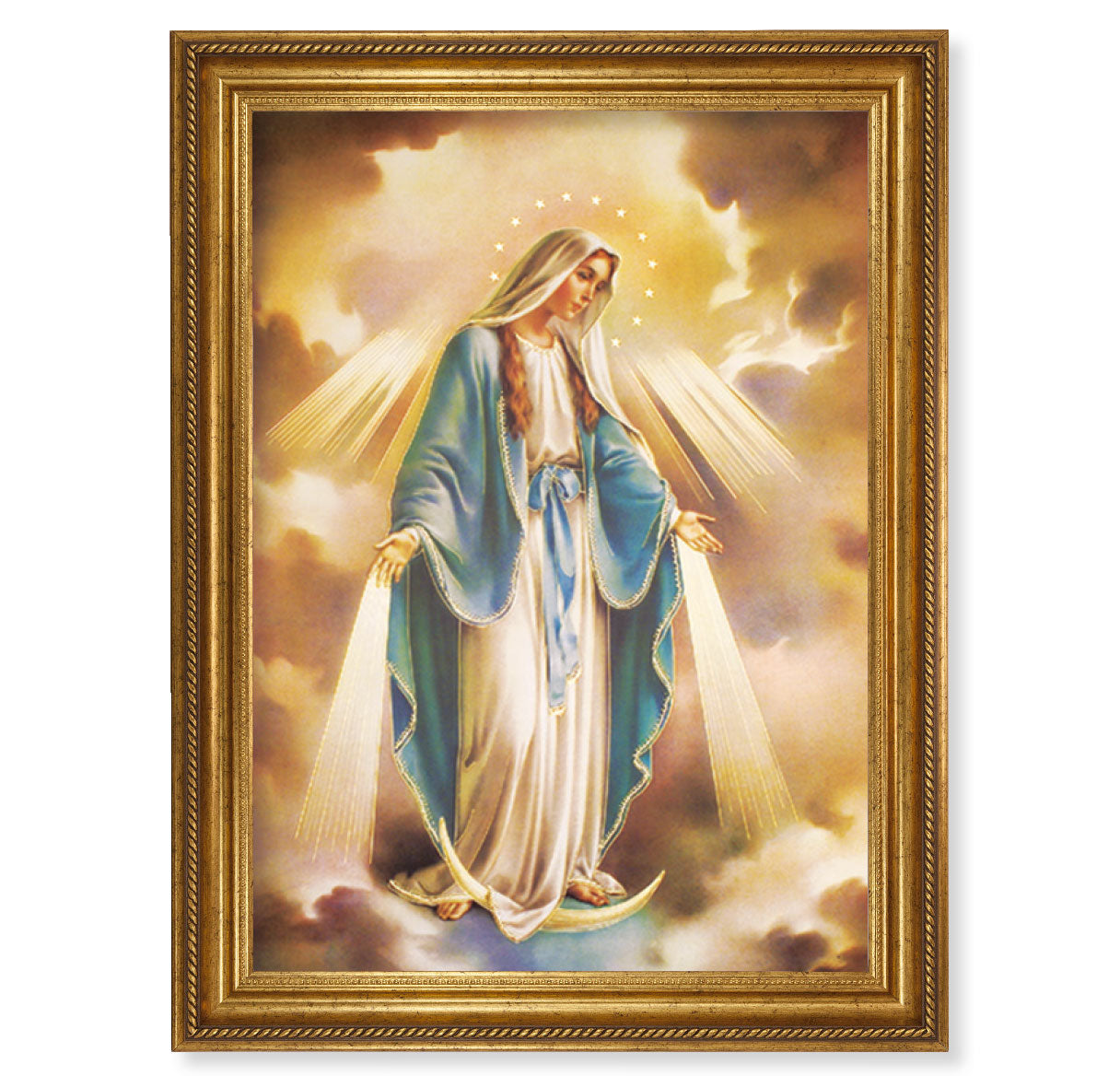 Our Lady of Grace Picture Framed Wall Art Decor Extra Large