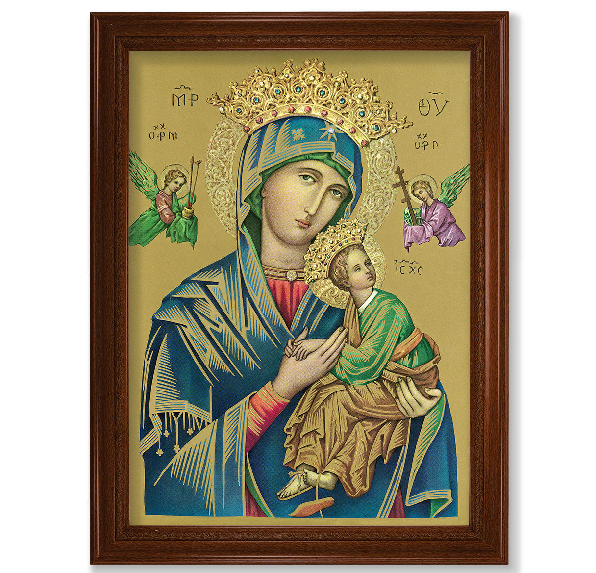 Our Lady of Perpetual Help Picture Framed Wall Art Decor Extra Large