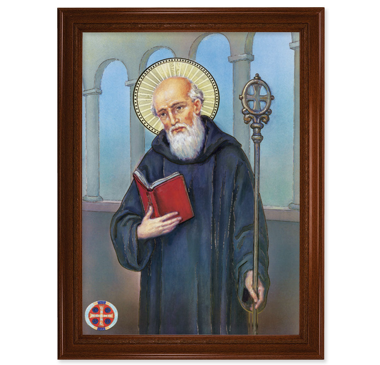 St. Benedict Picture Framed Wall Art Decor Extra Large