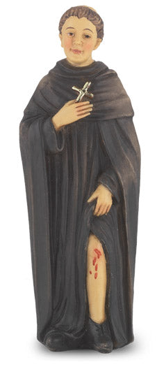 Small Catholic 4 Inch St. Peregrine Resin Prayer Statue