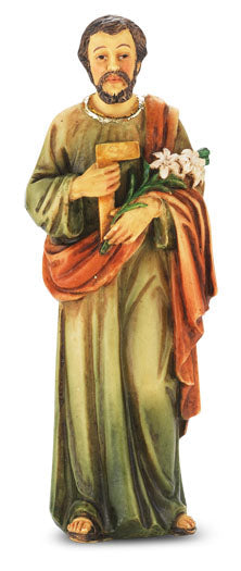 Small Catholic 4 Inch St. Joseph The Worker Statue