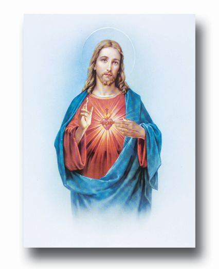 Sacred Heart of Jesus Italian Poster Wall Art Decor Extra Large