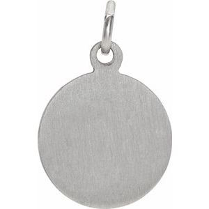 Extel Small Sterling Silver Womens Catholic St. Christopher Medal