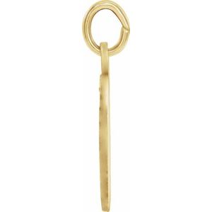 Extel Small 14K Yellow Gold Womens St. Christopher Medal Charm
