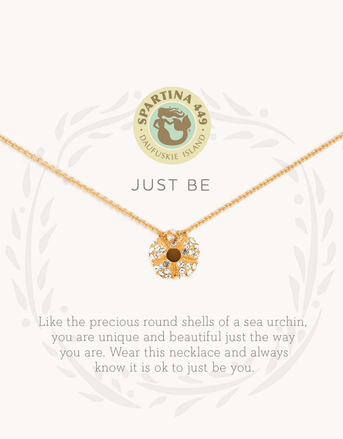Spartina Sea La Vie Just Be Necklace with Sea Urchin Charm