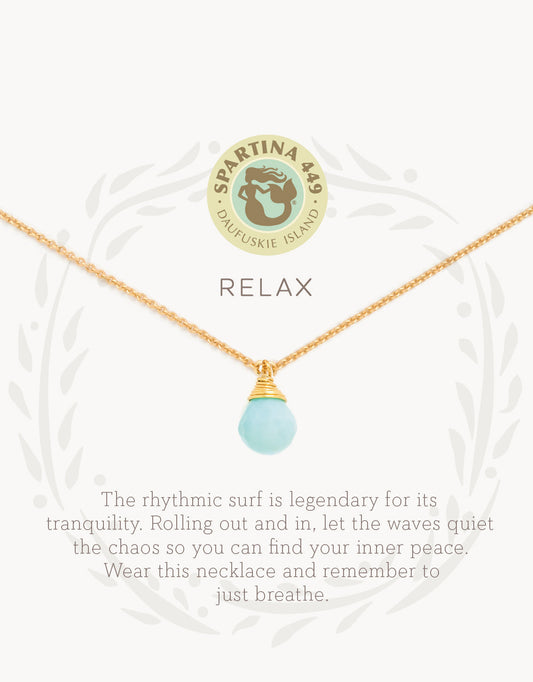 Spartina Sea La Vie Relax Necklace for Inner Peace
