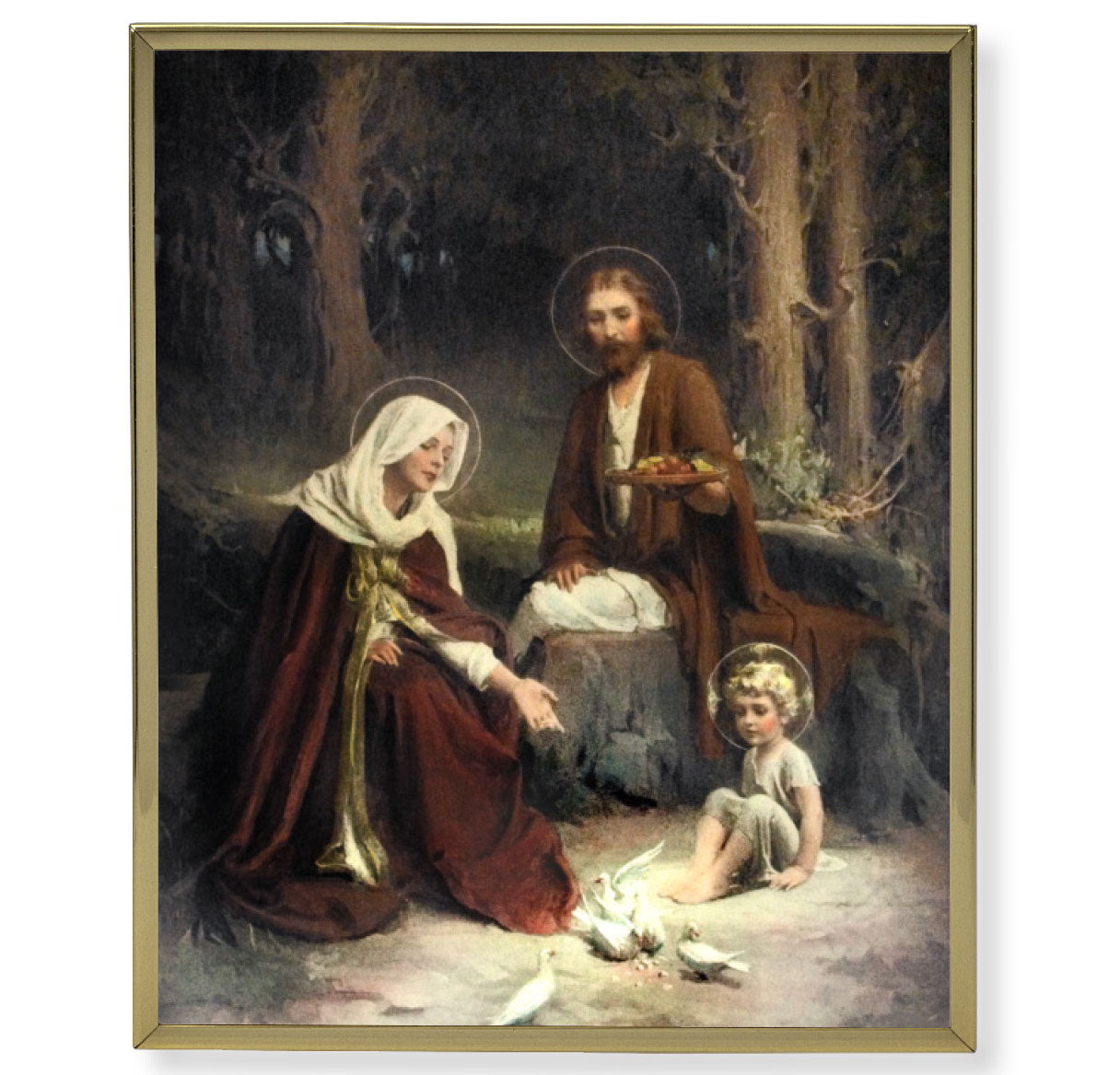 Holy Family Picture Framed Plaque Wall Art Decor Medium