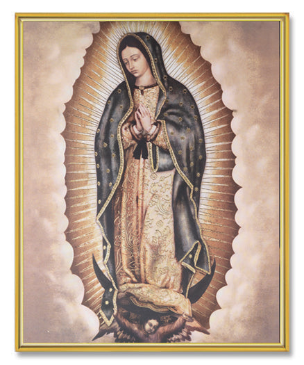 Our Lady of Guadalupe Picture Framed Plaque Wall Art Decor