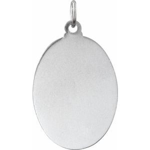 Extel Large Sterling Silver Catholic St. Christopher Pendant