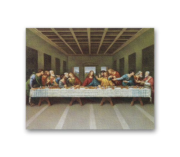 Last Supper Canvas Print Wall Art Decor, Medium Size