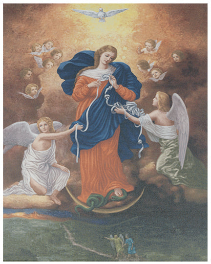 Our Lady Untier of Knots Canvas Print Wall Art Decor Medium